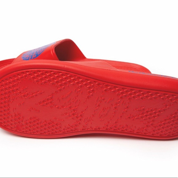 Flatbush Zombies FBZ CHANKLAS Jupiter Sound Red Slides Sandals L 9.5-10.5 - Picture 4 of 10